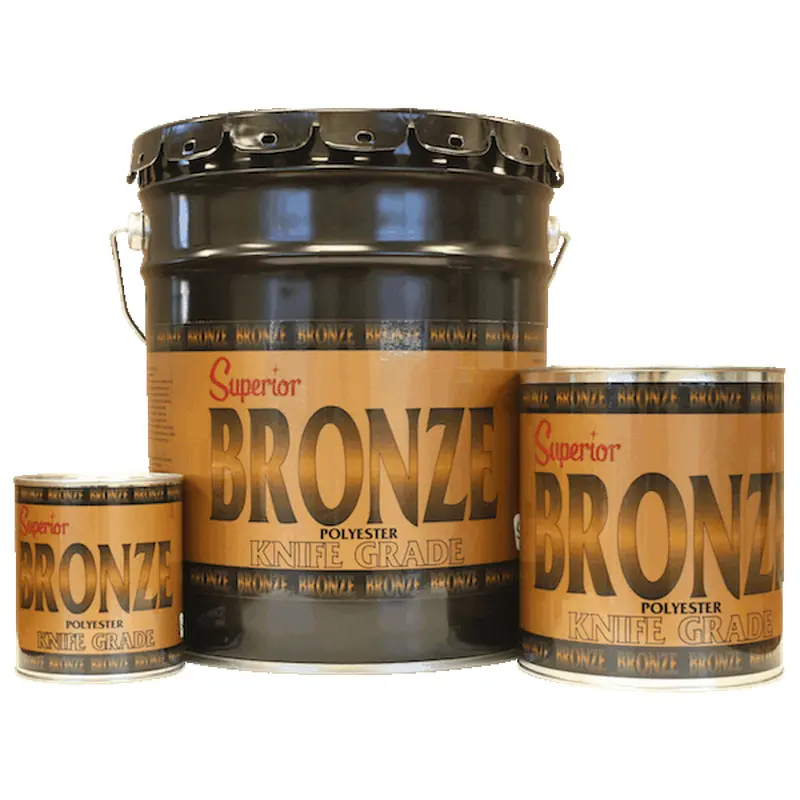 Superior Bronze Polyester Knife Grade AdhesivesQuart
