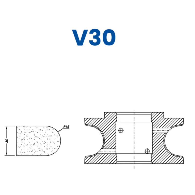 V30(30mm Full Bullnose - Line 60 (Bore 35))EHS Kit (All materials high speed) / Breaker