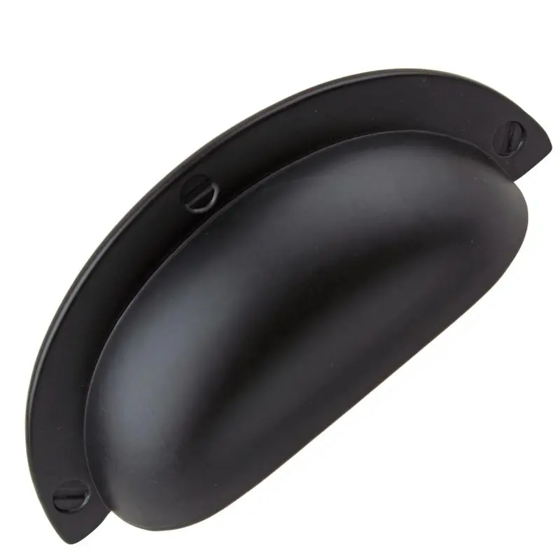 2-1/2 in. Center-to-Center Matte Black Bin Cabinet Pull (10-Pack)2 1/2 in. / Satin Nickel / 1.7 oz