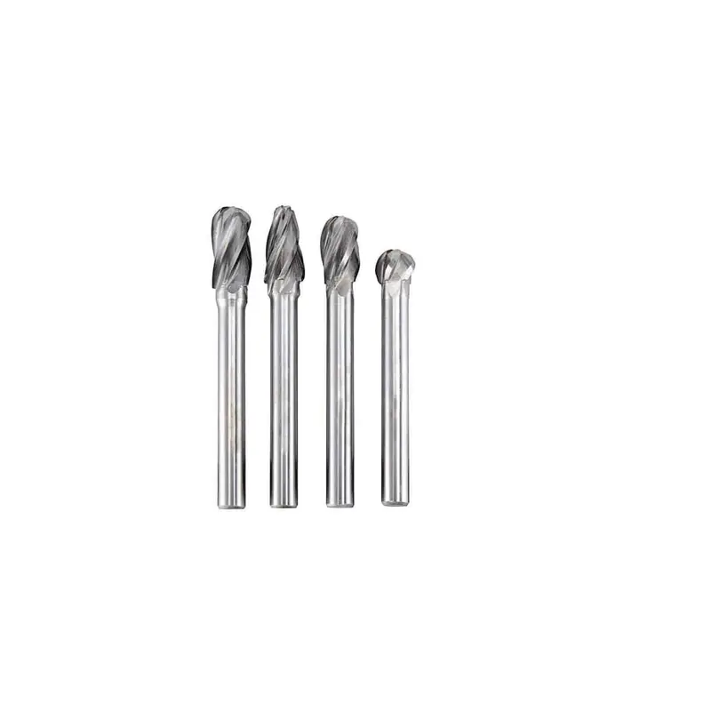 2 in.  Aluma-Cut Genuine Solid Carbide Burrs, 4 Pc.