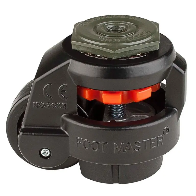 2 in. Nylon Wheel Standard Stem Leveling Caster with Load Rating 550 lbs.1.4 / each