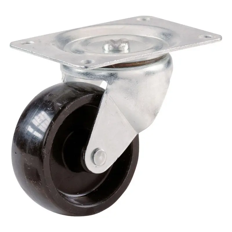 2 in. Polypropylene Swivel Plate Caster with 125 lb. Load Rating.325 / each