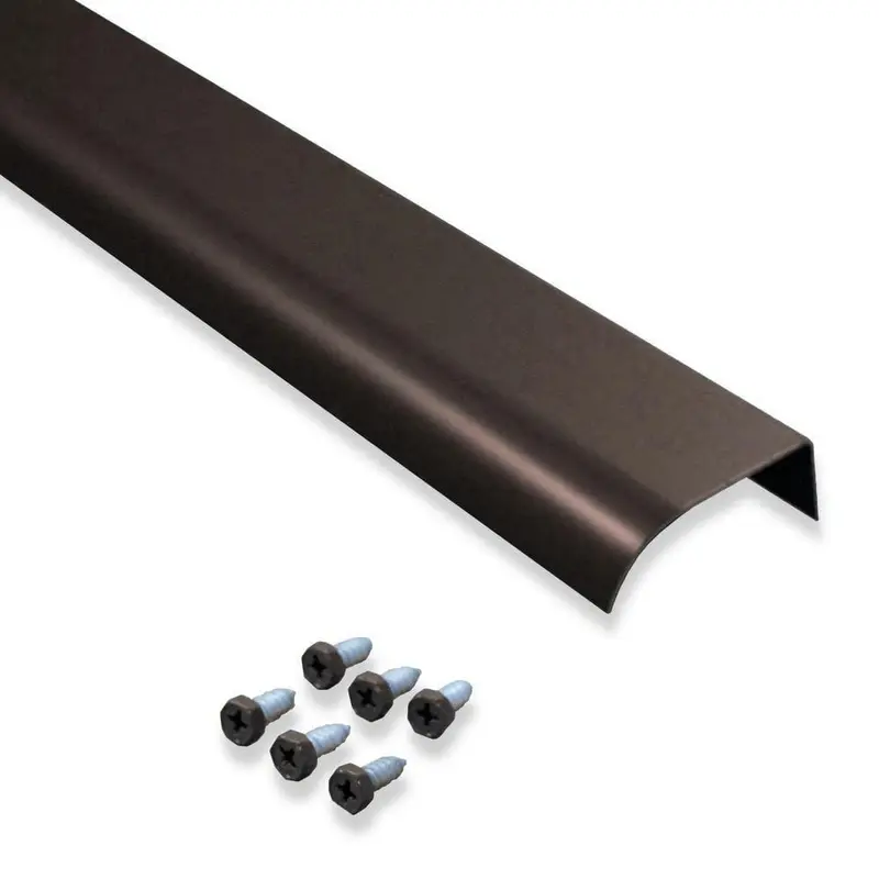 2 in. x 5 ft. Brown Fascia Mounted Aluminum Water Dispersal Gutter Edge Extension with Screws (5-Pack)2.5 / each