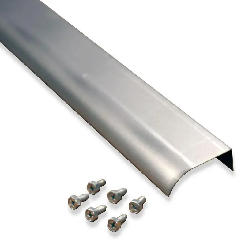 2 in. x 5 ft. Natural Fascia Mounted Aluminum Water Dispersal Gutter Edge Extension with Screws (5-Pack)2.5 / each