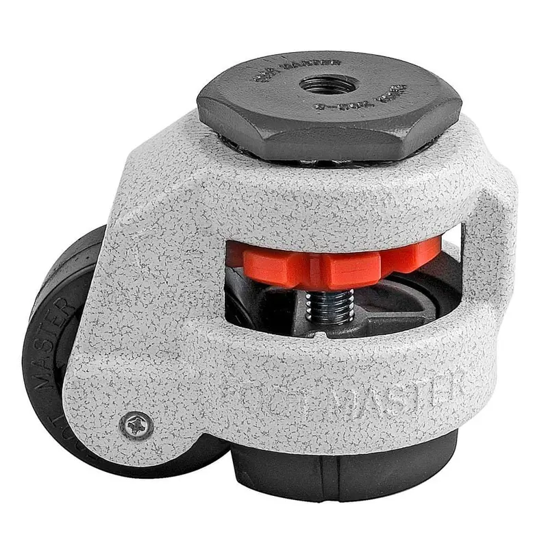 2 in. Nylon Wheel Standard Stem Leveling Caster with Load Rating 550 lbs.