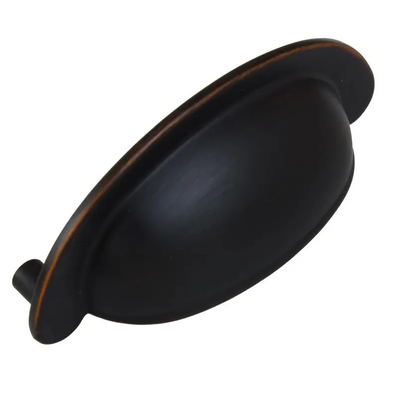 2-1/2 in. Center-to-Center Oil Rubbed Bronze Small Cup Cabinet Bin Pulls (10-Pack)2 1/2 in. / Oil Rubbed Bronze / 1.2 oz