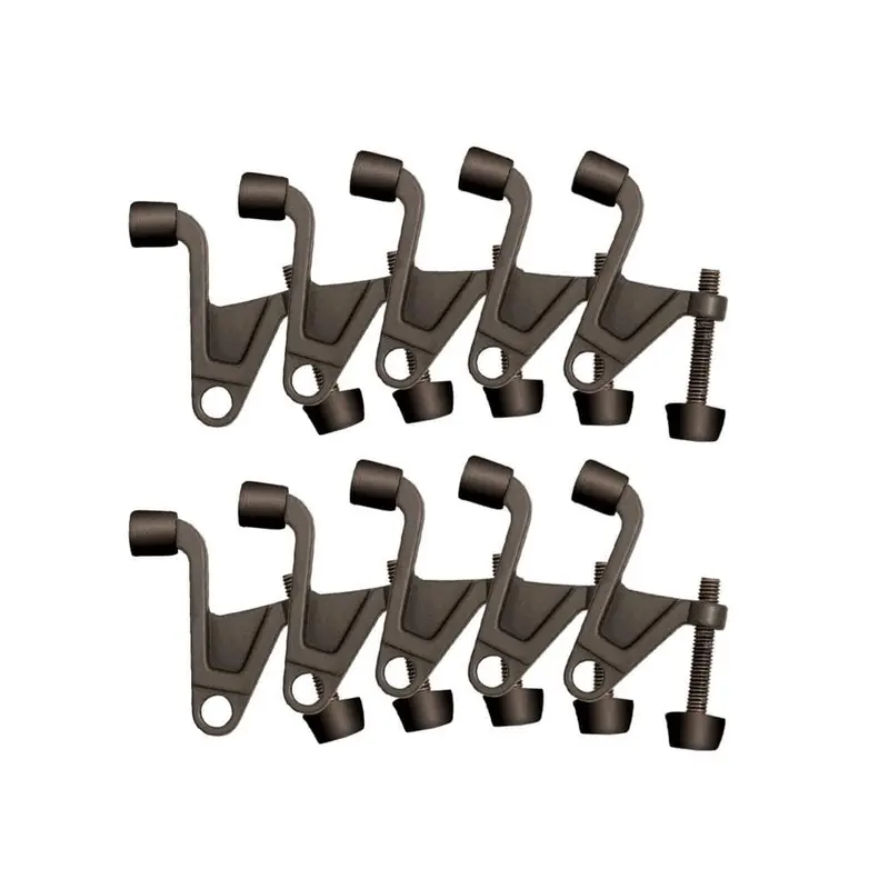 2-1/4 in. x 2-1/8 in. Oil-Rubbed Bronze Jumbo Hinge Pin Door Stop Value Pack (10 per Pack)0.1 / package