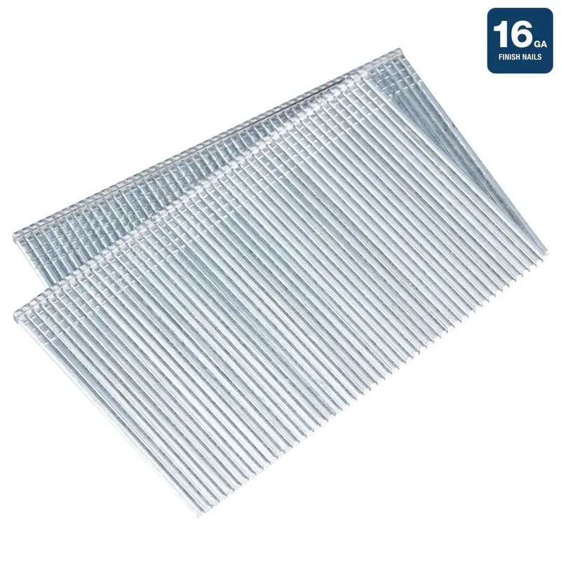2 in. 16 GA Galvanized Finish Nails, 1,000 Pc.
