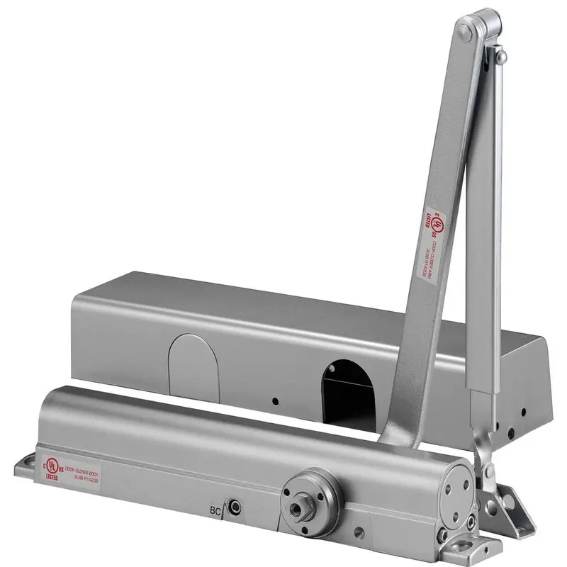6000 Medium-Duty Grade-1 Aluminum Commercial Door Closer with Delay Action and Standard Full Cover