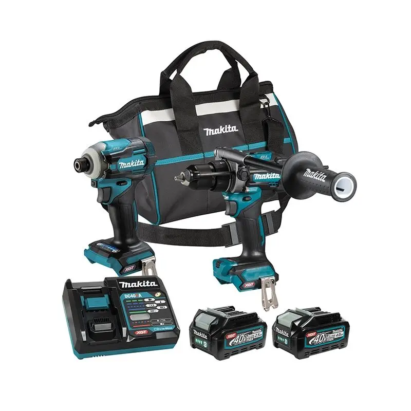 Makita DK0114G210 40V max XGT Brushless Cordless 2 Tool Combo Kit (2.5 & 4.0 Ah)