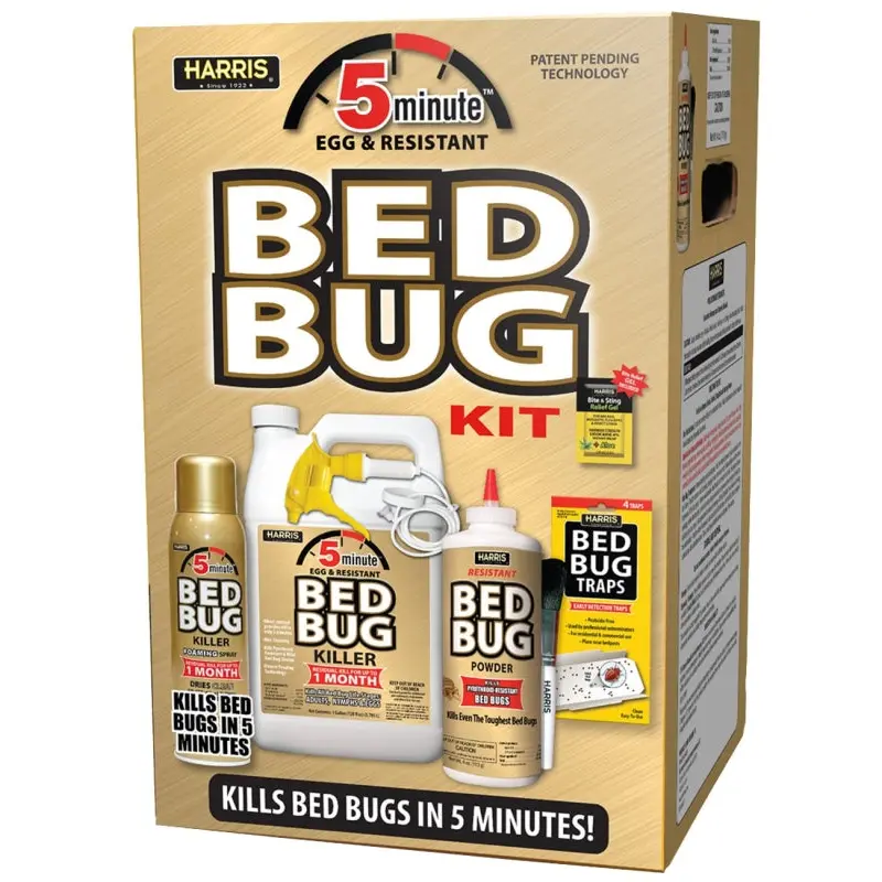 Harris BB-KIT Bed Bug Value Kit, Bed Posts, Box Springs, Carpets, Linens, Mattresses