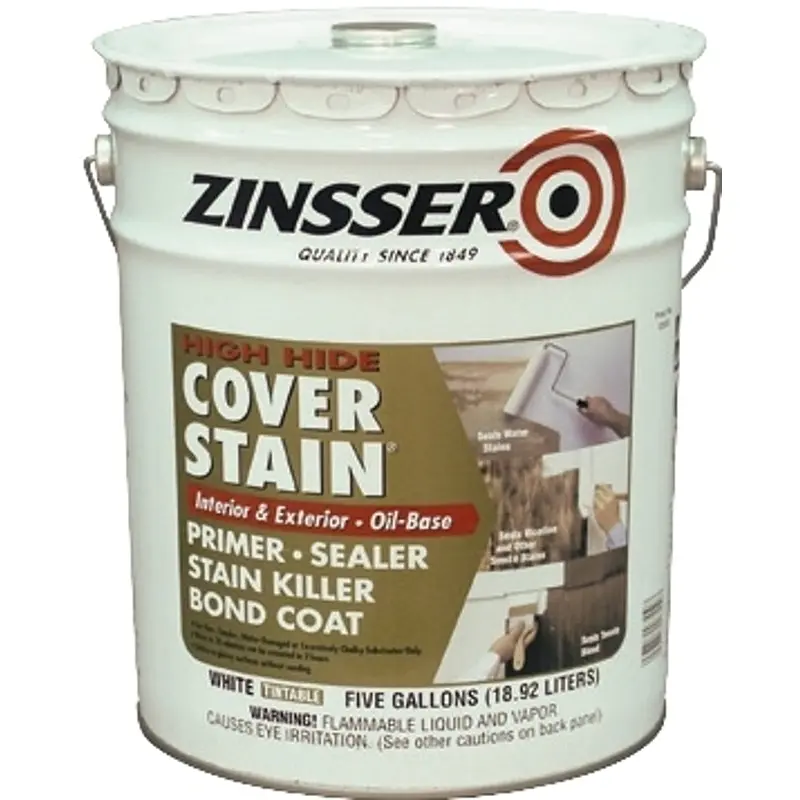 Zinsser 3550 Primer, Matte, White, 5 gal