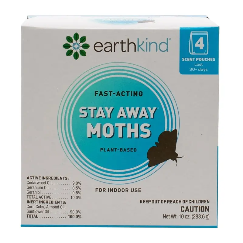 earthkind Stay Away SA4P8D5MOT Moths Deterrent, 9.59 oz Pouch