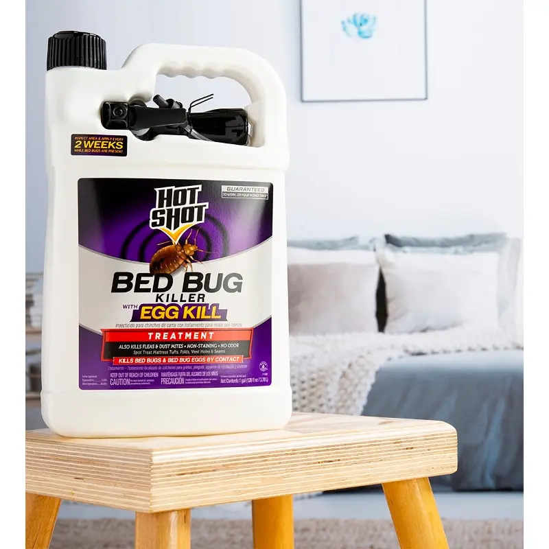 Hot Shot HG-96442 Bed Bug Killer, Liquid, Trigger Spray Application, Indoor, 1 gal