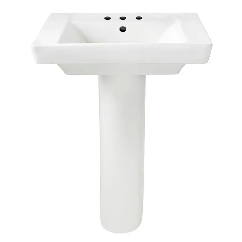 American Standard Boulevard Pedestal Combo Bathroom Sink in WhiteWhite / 79.8
