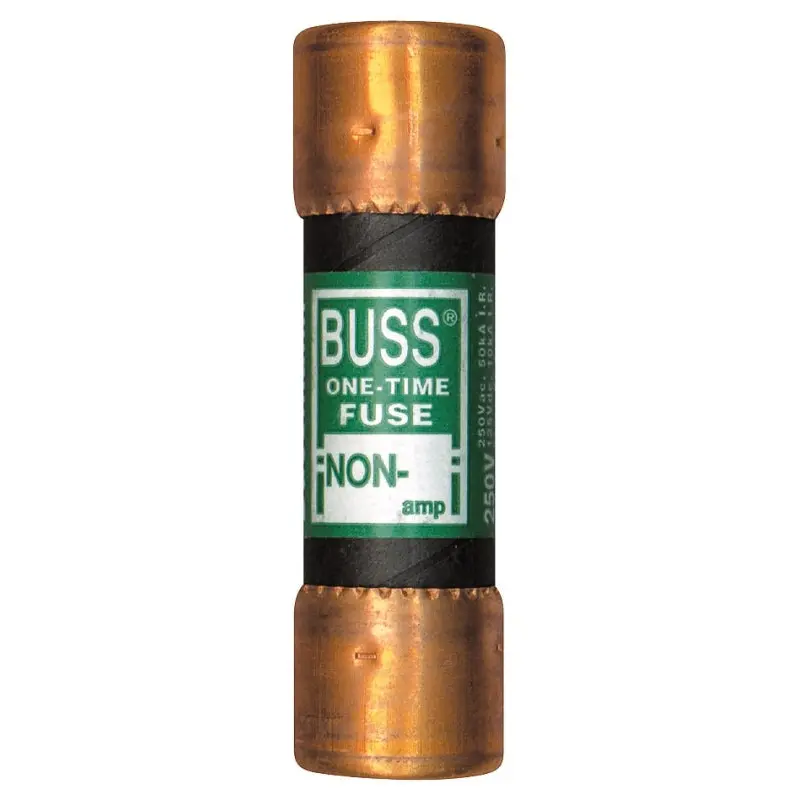 Bussmann NON-40 Fuse, 40 A, 250 VAC, 125 VDC, 50 kA Interrupt, Melamine Body, Cartridge Fuse