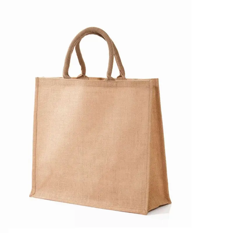 Eco-neutral Jute Shopping Bag - Horizontal - Natural