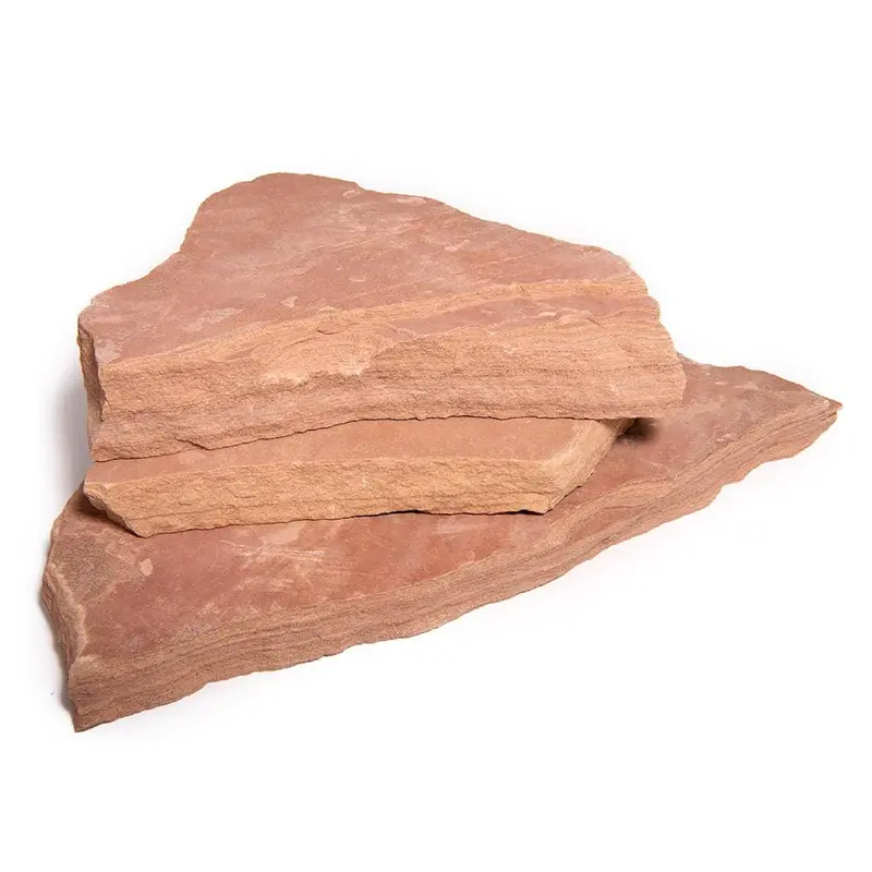 12 in. x 12 in. x 2 in. 30 sq. ft. Arizona Rosa Natural Flagstone for Landscape Gardens and Pathways12 x 12 / Silver Quartzite / 500