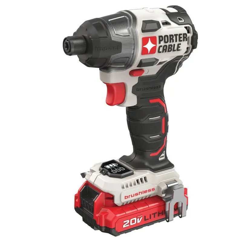 20-Volt MAX Lithium-Ion Brushless Cordless 1/4 in. Impact Driver with 2 Batteries 1.5 Ah and Charger4.745 / each