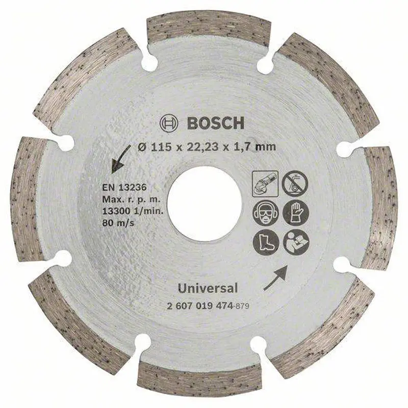 Diamond Cutting Disc for Construction Universal 115x22.23x1.7mm