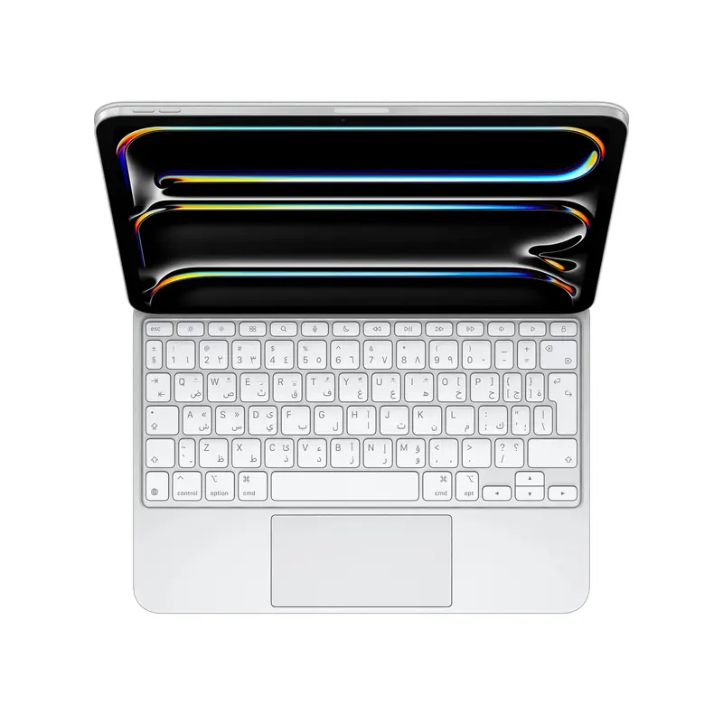 Apple Magic Keyboard for iPad Pro 11inch (M4) Arabic LayoutWhite