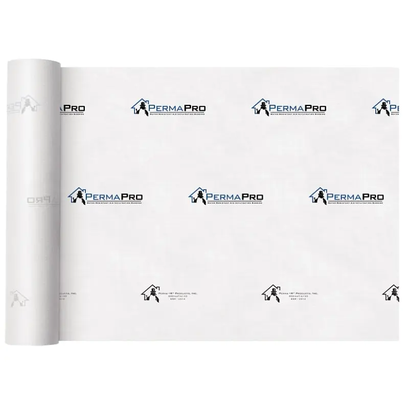 PermaPro 510100 PRO House Wrap, 100 ft L, 10 ft W, Polypropylene