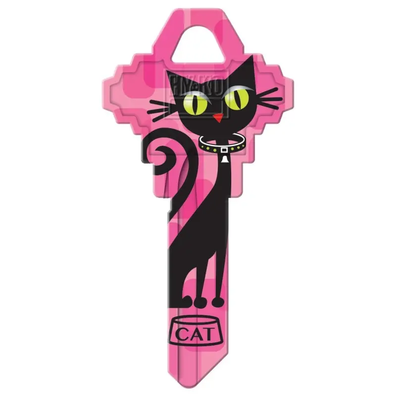 Hy-Ko 16010SC1-22 Key Blank, Brass, For: Schlage SC1 Keyways