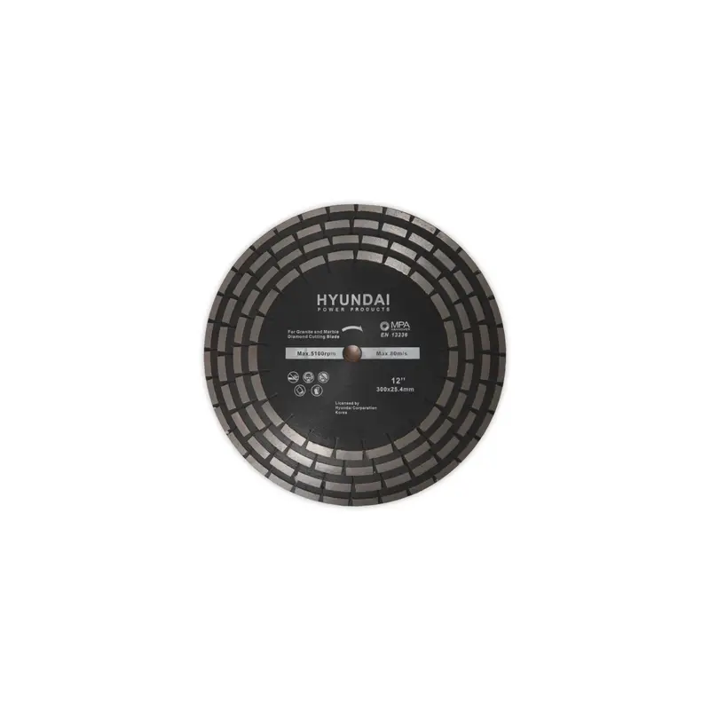 Hyundai Marble and Granite Diamond Cutting Blade | HAGM300x25mm