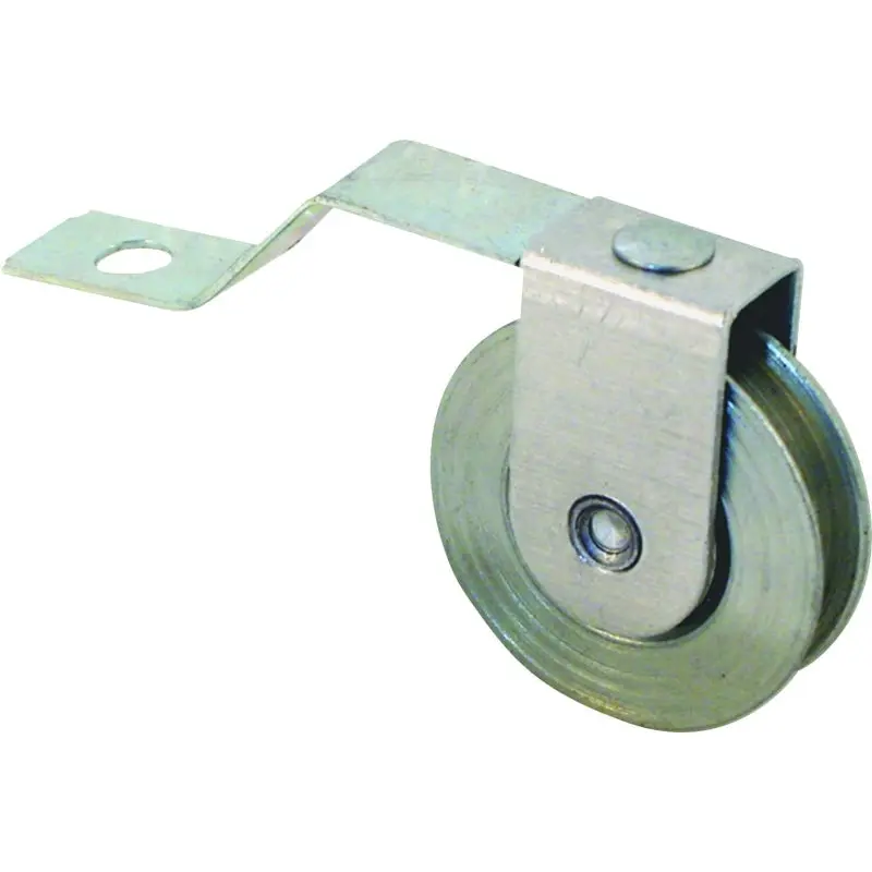 Prime-Line B 639 Roller Assembly, 1 in Dia Roller, 1/4 in W Roller, Steel, Gray, 2-Roller