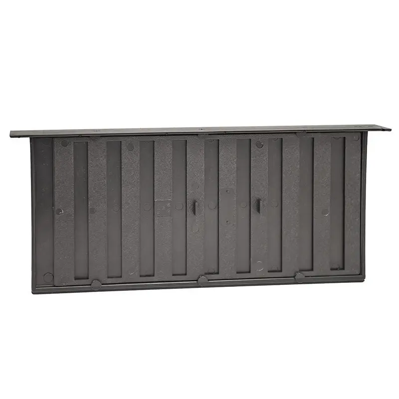16 in. x 8 in. Plastic Resin Slider Foundation Vent in Black1 / each