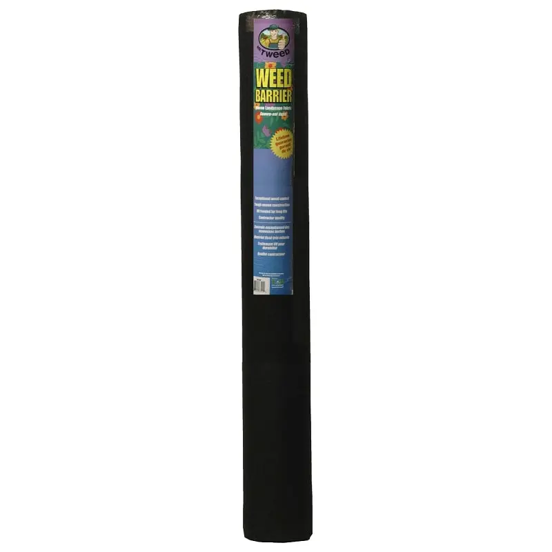 TWD Weed Barrier WB10 Landscape Fabric, Professional, 300 ft L, 10 ft W, Black