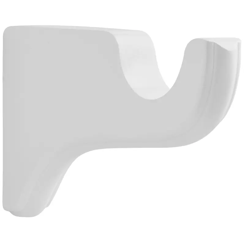Kirsch 2" Wood Trends Wall Bracket with 6" Return - Various ColorsBlack 059
