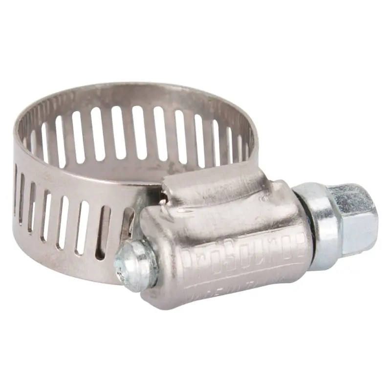 ProSource HCRAN08 Interlocked Hose Clamp, Stainless Steel, Stainless Steel