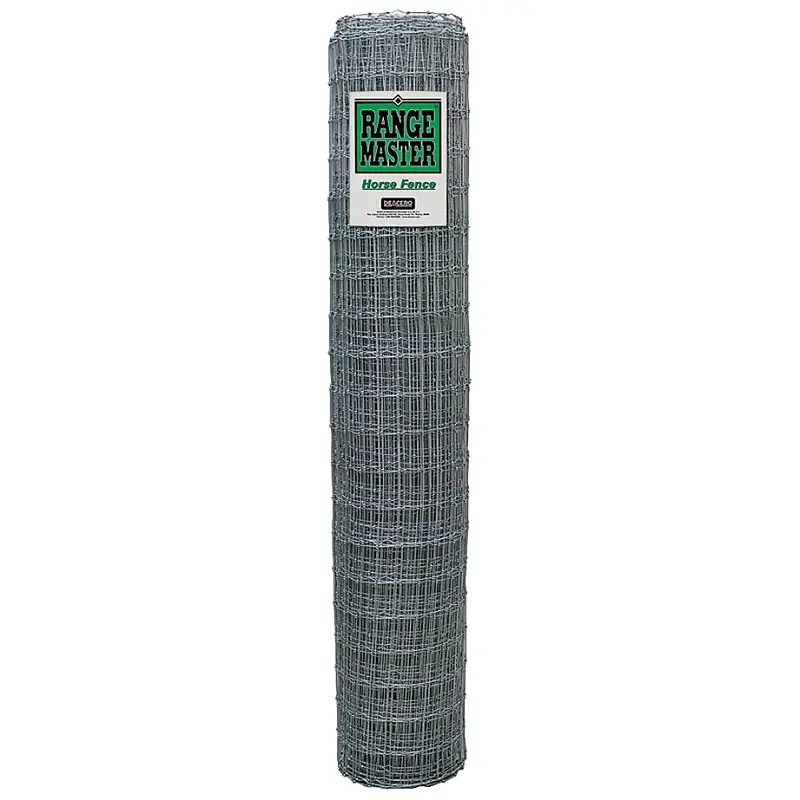 Rangemaster 6955 Horse Fence, 200 ft L, 48 in H, 12.5 ga Gauge, Galvanized