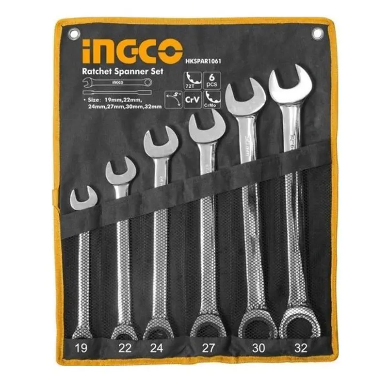 Ratchet Spanner Set 6pcs