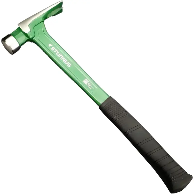 Sturnus Green Velocity Rip Claw Hammer  13oz, Long Handle, Smooth Face