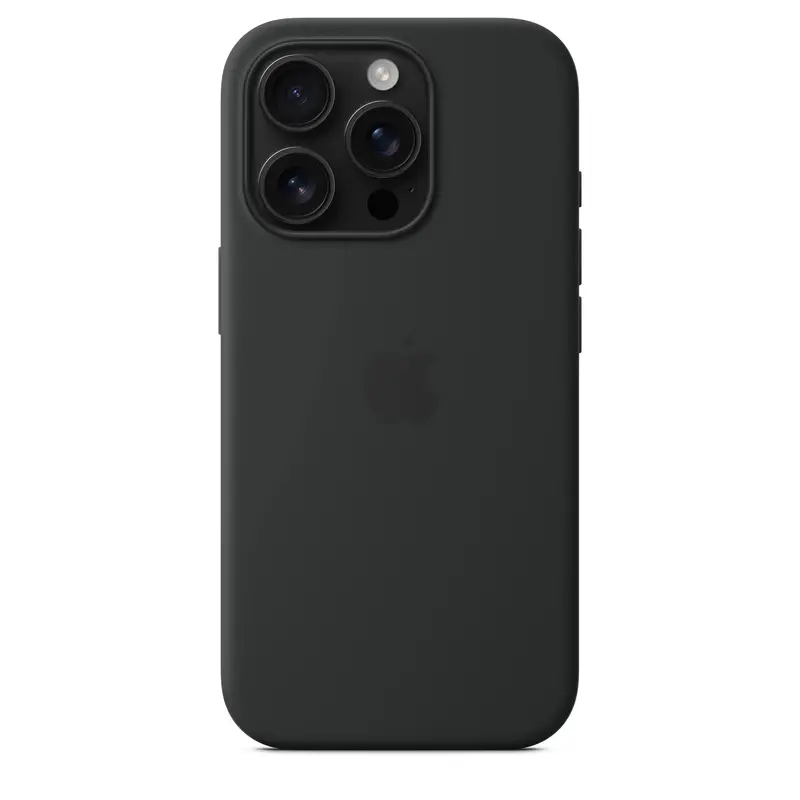 Apple iPhone16Pro Silicone Case with MagSafe | All ColorsBlack