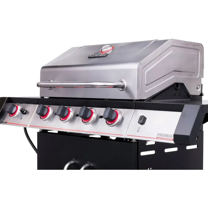 Char-Broil 463341021 Gas Grill, Liquid Propane, 2 ft 1/2 in W Cooking Surface, 1 ft 5-3/32 in D Cooking Surface