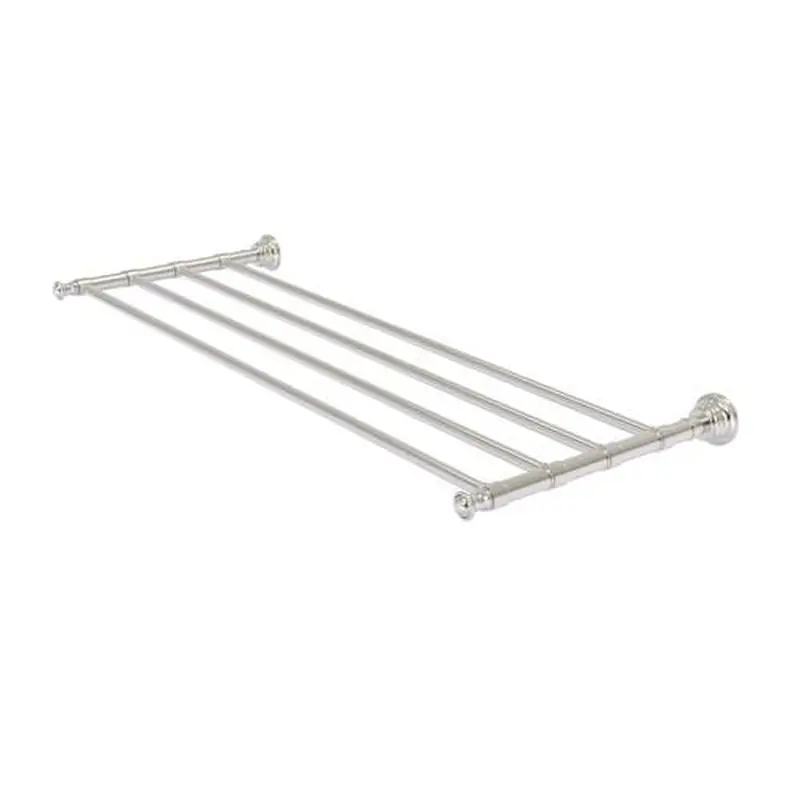 Allied Brass Carolina Collection 30-in Towel Shelf in Satin Nickel