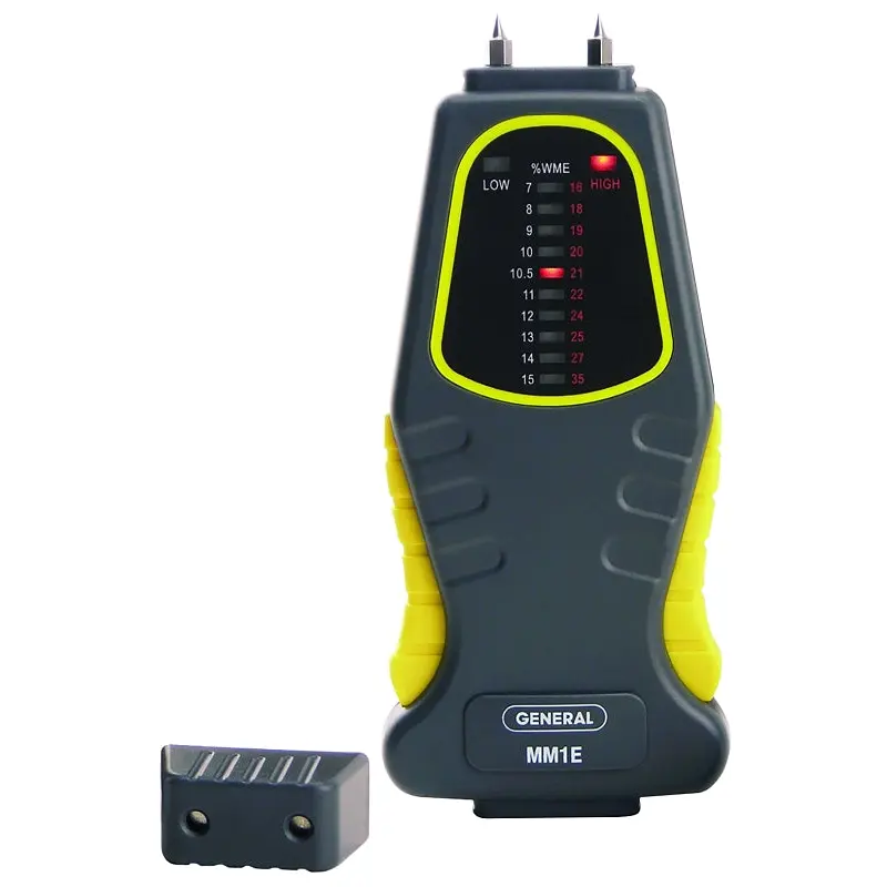 General MM1E Moisture Meter, 7 to 15% WME Low, 16 to 35% WME High, 0.1 % Accuracy, LED Display