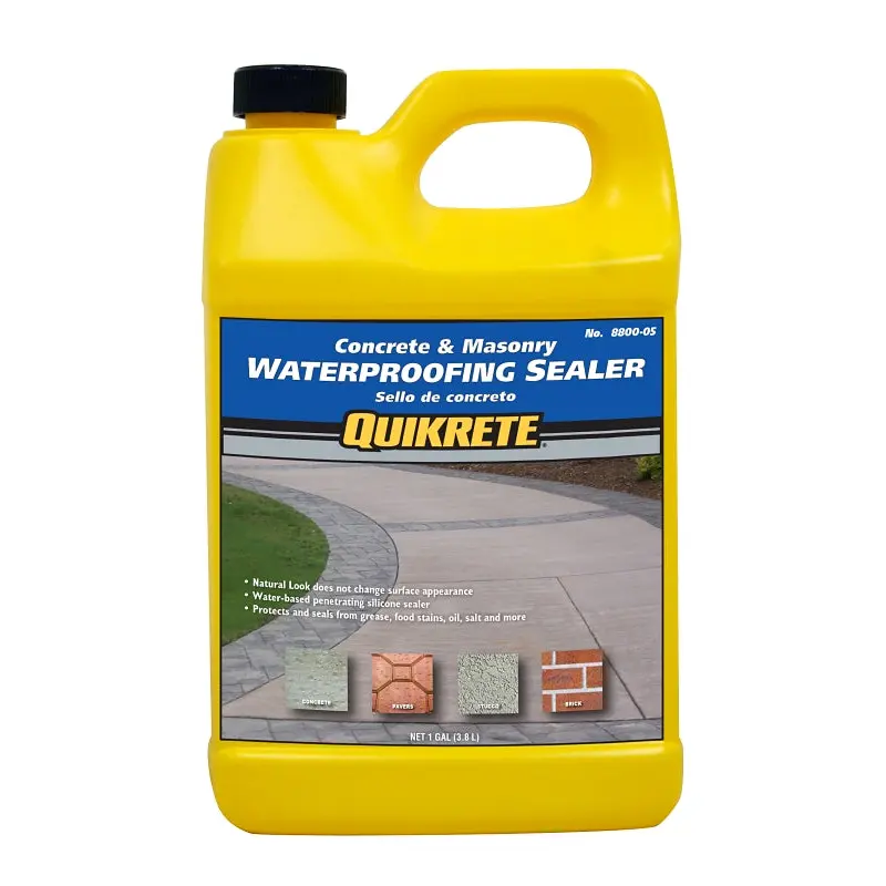 Quikrete 8800-05 Waterproofing Sealer, White, Liquid, 1 gal Bottle