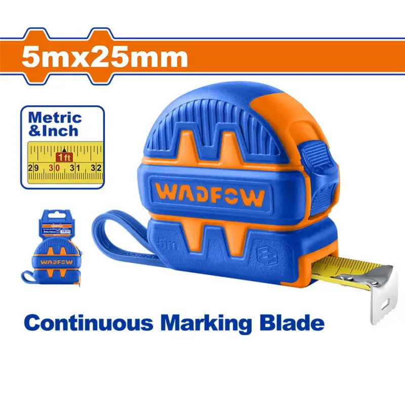 Wadfow 5m x 25mm Tape Measure