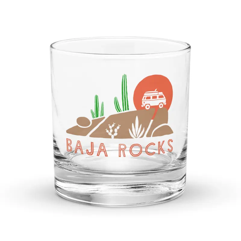 Baja Rocks Rocks Glass