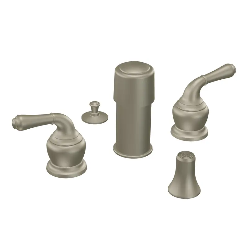 Monticello Chrome two-handle bidet faucetChrome