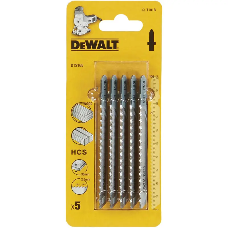 T shank Jigsaw Blades | T101B - Pack of 5
