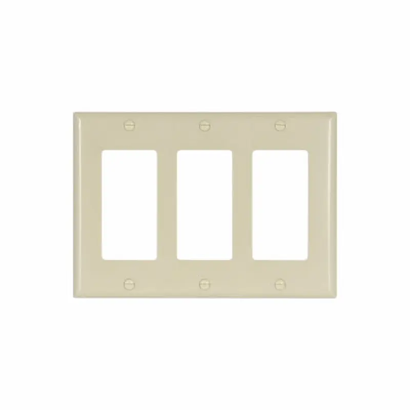 Eaton Cooper Wiring Decorator / GFCI Wallplate, IvoryIvory