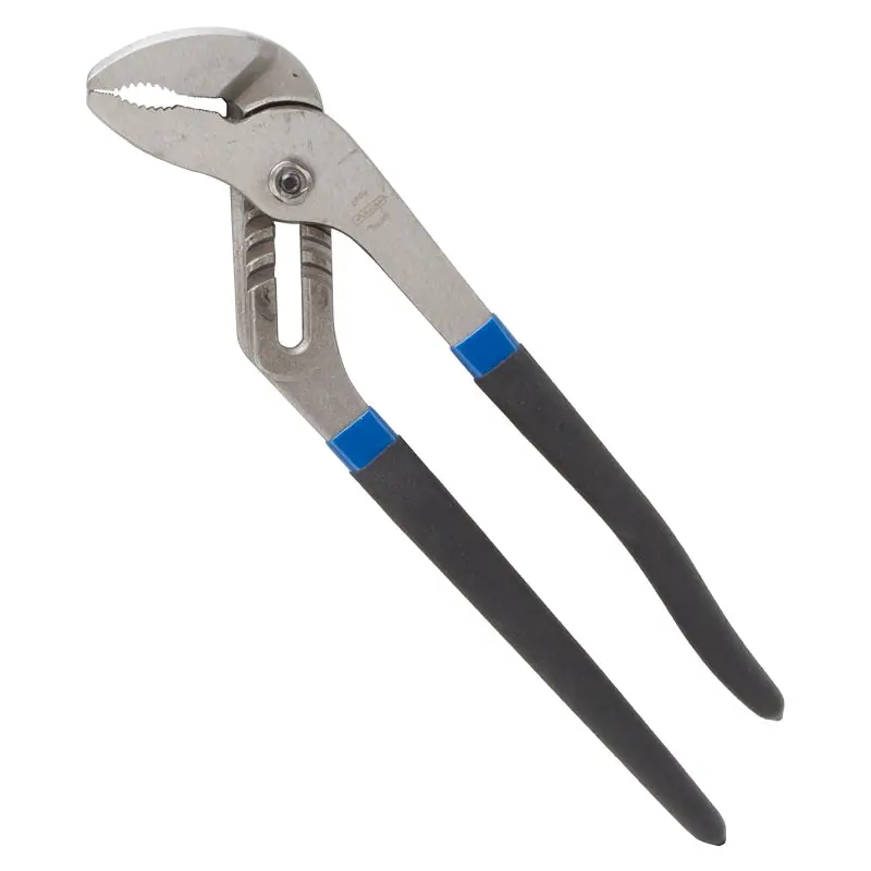 Vulcan PC980-06 Groove Joint Plier, 12 in OAL, 2 in Jaw, Black & Blue Handle, Non-Slip Handle, 2 in W Jaw