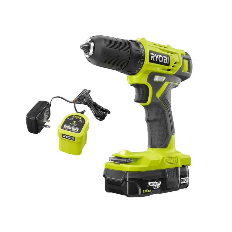 18-Volt ONE  Cordless 3/8 in. Drill/Driver Kit with 1.5 Ah Battery and Charger5.12 / each