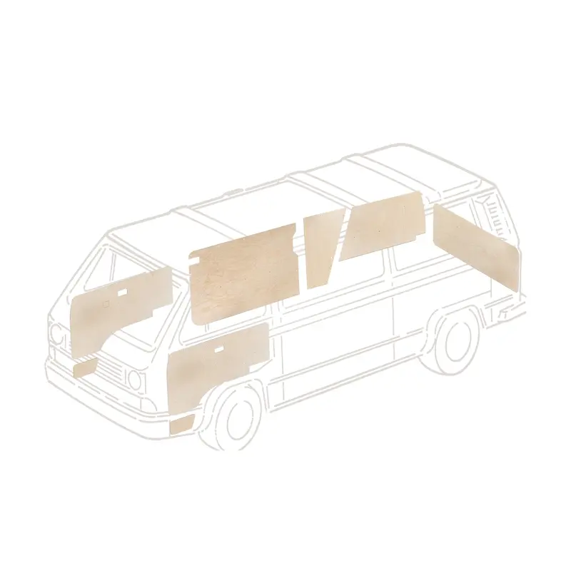 Birch Ply Interior Trim Panel Bundle [Vanagon Westfalia]Early (1983-1984)