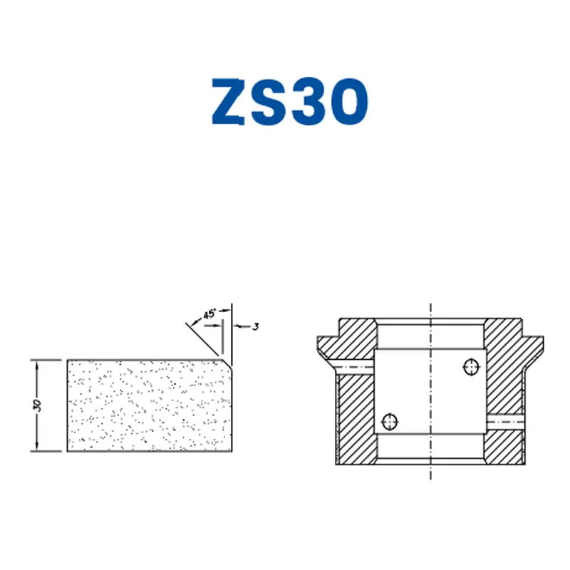 ZS30(30mm Single Chamfer)EHS Kit (All materials high speed) / 1